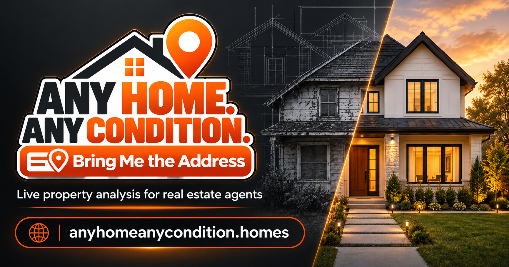 Any Home. Any Condition. event artwork