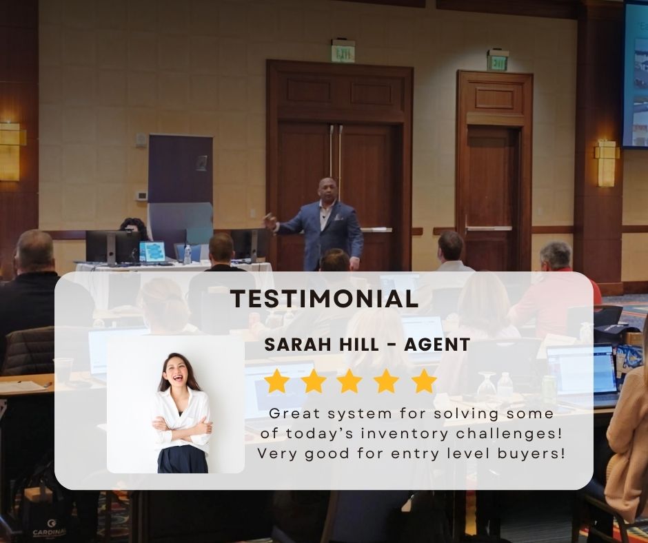 Sarah Hill — Agent testimonial: Great system for solving today's inventory challenges